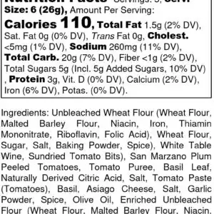Tomato Basil Crackers